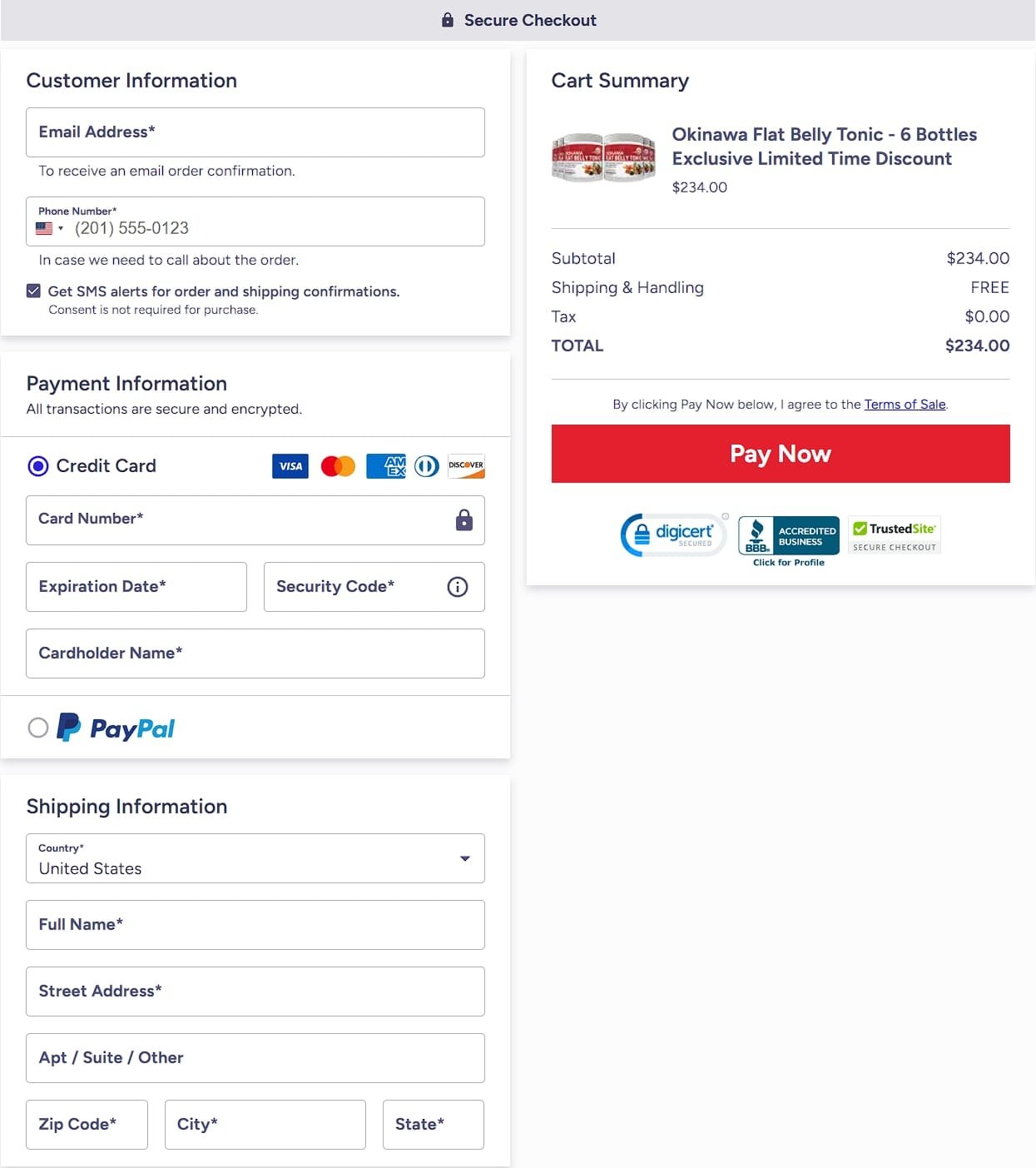 official okinawa tonic buy checkout